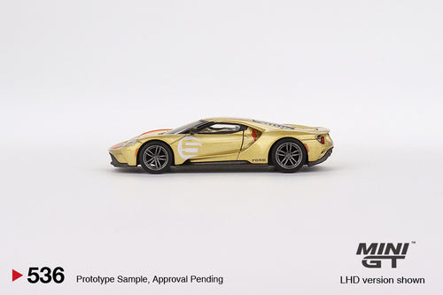 Load image into Gallery viewer, Mini GT 1:64 #536 Ford GT Holman Moody Heritage Edition Model Car
