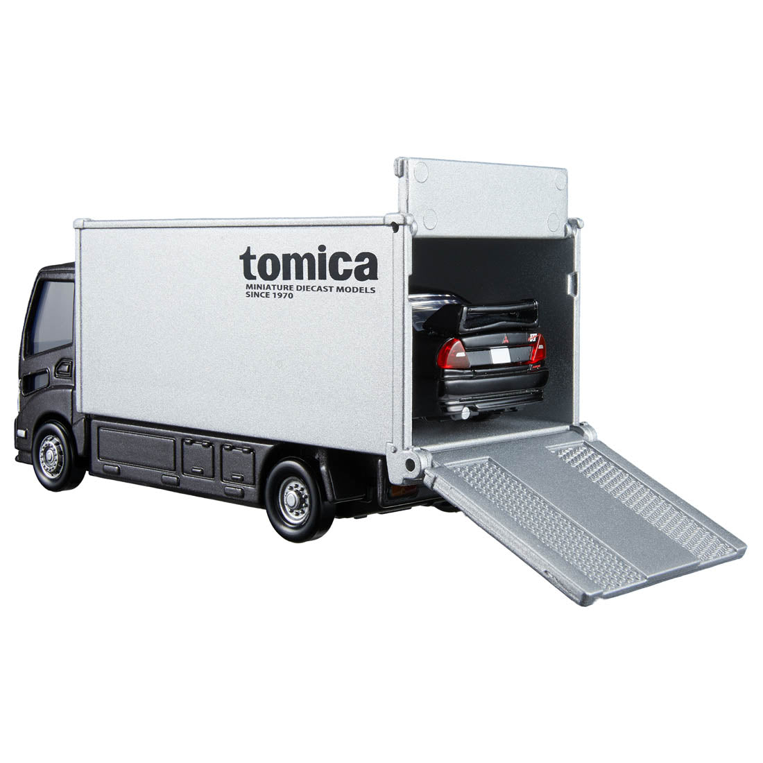 Takara Tomy Tomica Die-cast Car Transporter Mitsubishi Lancer Evolution VI GSR