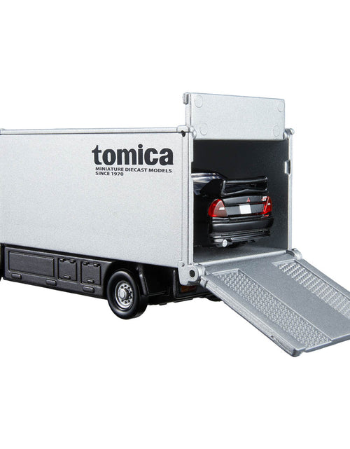 Load image into Gallery viewer, Takara Tomy Tomica Die-cast Car Transporter Mitsubishi Lancer Evolution VI GSR
