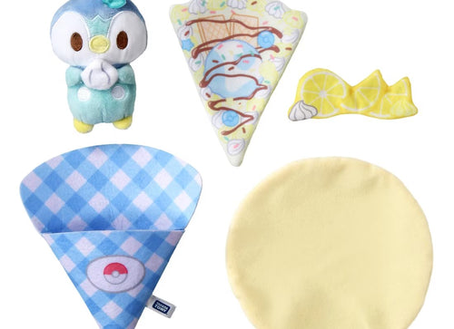 Load image into Gallery viewer, Takara Tomy Pokemon Poke Piece Crepe Plush Swaddle Piplup
