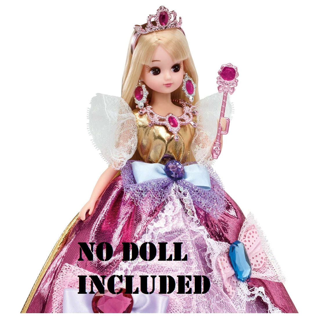 Takara Tomy Licca Fantasy Princess Magical Jewellery Dress (NOT INCLUDE DOLL)