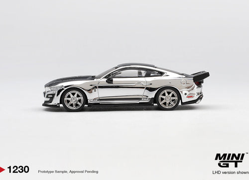 Load image into Gallery viewer, (Pre-order) Mini GT #1230 Shelby GT500 Dragon Snake Concept Chrome Silver
