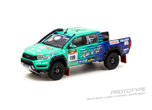 Load image into Gallery viewer, Tarmac Works 1/64 Toyota Hilux AXCR 2017 Diecast Model Car
