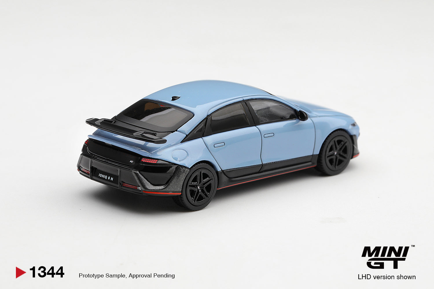 (Pre-order) Mini GT #1344 Hyundai Ioniq 6 N Performance Blue Pearl LHD