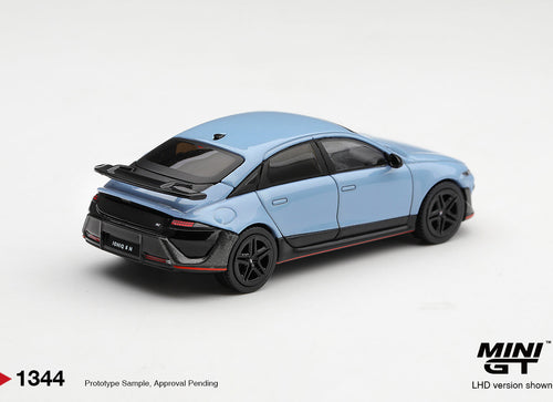 Load image into Gallery viewer, (Pre-order) Mini GT #1344 Hyundai Ioniq 6 N Performance Blue Pearl LHD
