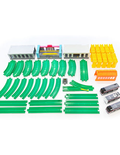 Load image into Gallery viewer, Takara Tomy Plarail Hong Kong MTR Passenger Train Kwun Tong Line Q Set
