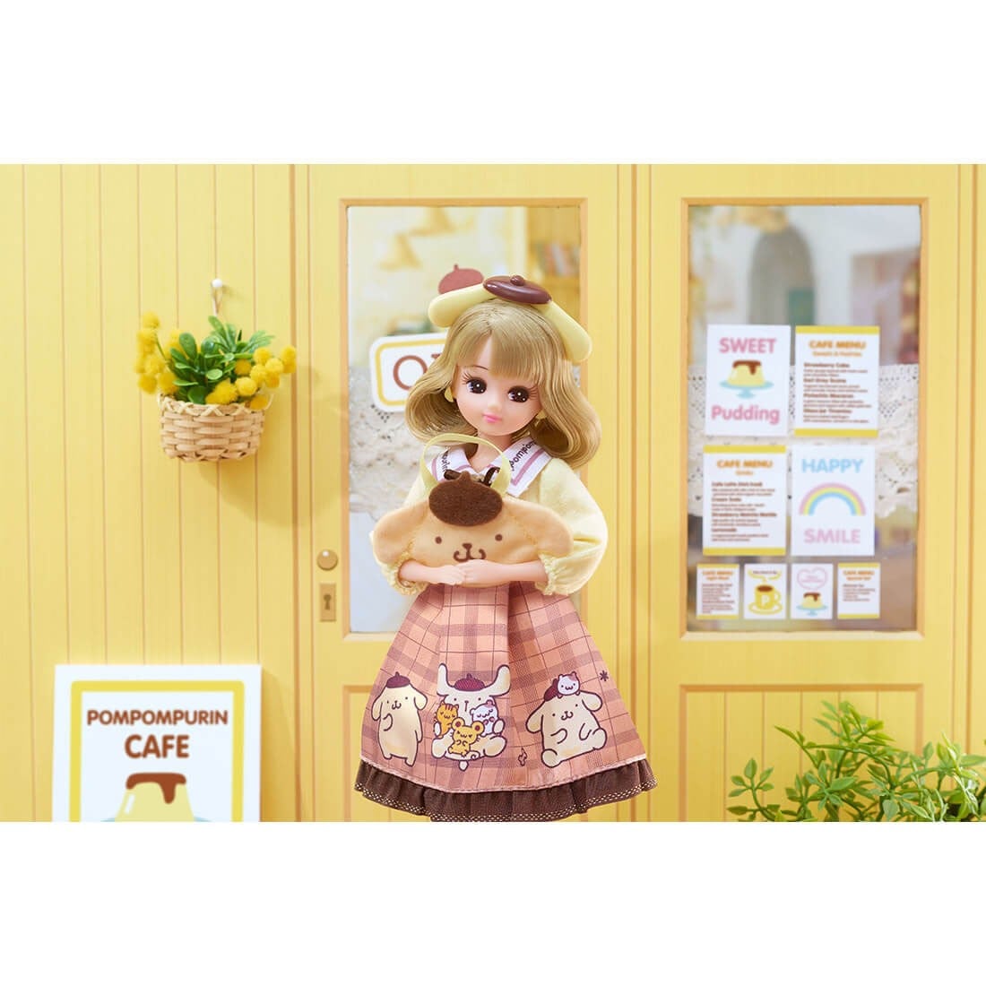 Takara Tomy Licca-chan loves Pompompurin Stylish Photogenic Licca Doll