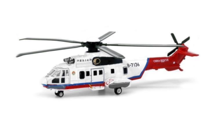 Tiny City CN14 Die-cast Model Car - China Sea Rescue Super Puma