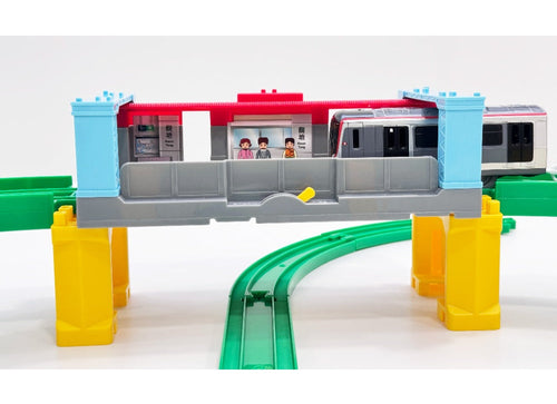 Load image into Gallery viewer, Takara Tomy Plarail Hong Kong MTR Passenger Train Kwun Tong Line Q Set
