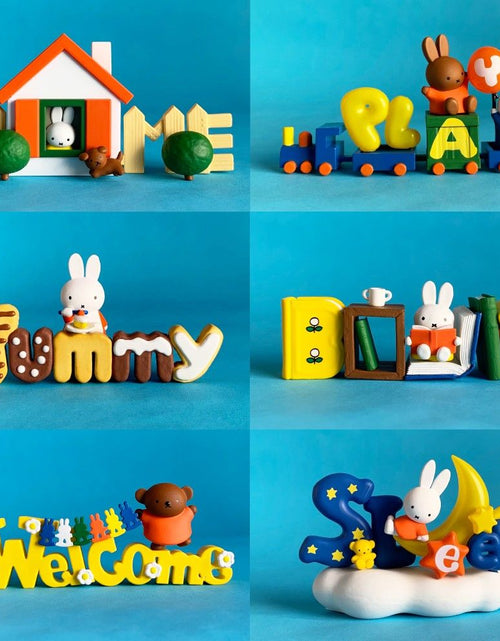 Load image into Gallery viewer, Re-ment Miffy Collection of words Figure (Full Set of 6 Pcs)
