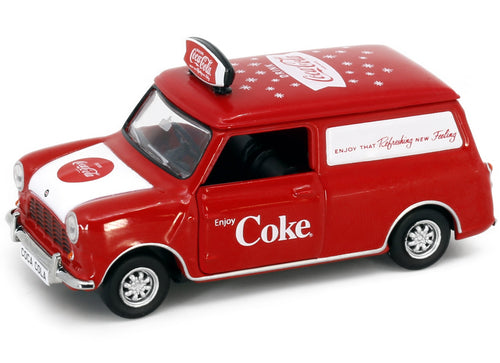 Load image into Gallery viewer, Tiny City Die-cast Model Car - Morris Mini Coca-Cola
