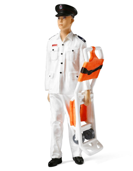 TINY 1/18 Resin Figure #22 Hong Kong 1980?s Vintage Ambulanceman Model 10.2 cm