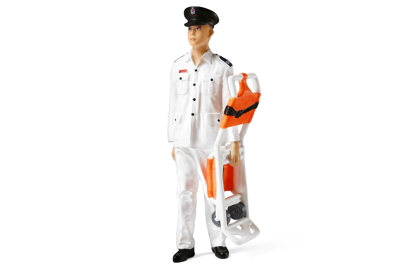 TINY 1/18 Resin Figure #22 Hong Kong 1980?s Vintage Ambulanceman Model 10.2 cm