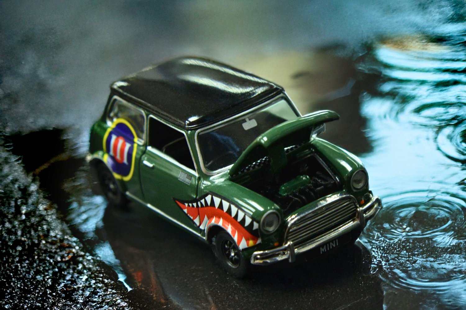 Tiny City Hong Kong 1:50 Diecast Model Car Art Car