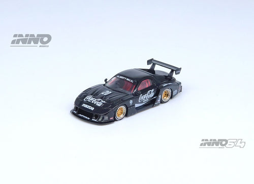 Load image into Gallery viewer, INNO64 X Tiny 1/64 MAZDA RX7 (FD3S) LB-SUPER SILHOUETTE - Coca Cola
