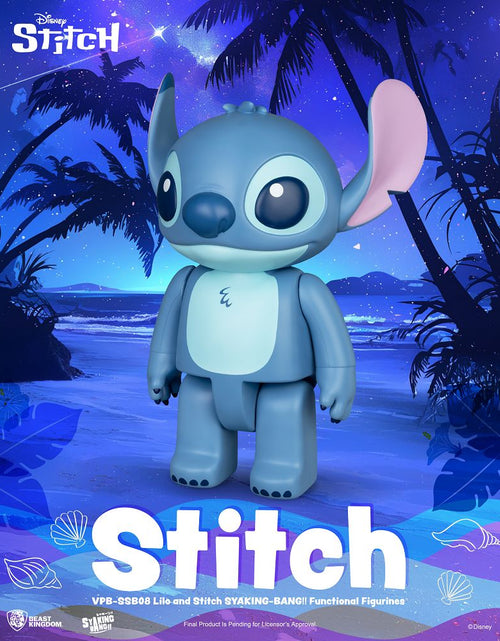Load image into Gallery viewer, Beast Kingdom VPB-SSB08 Lilo and Stitch SYAKING-BANG! Functional Figurine Stitch
