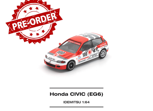 Load image into Gallery viewer, (Pre-order) POP RACE 1/64 HONDA CIVIC (EG6) IDEMITSU Diecast Model Car #PR640510
