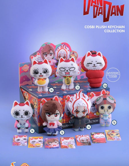 Hot Toys Dandadan - Dandadan Cosbi Plush Keychain Collection (Full set of 6)