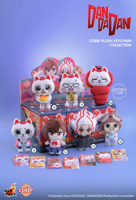 Hot Toys Dandadan - Dandadan Cosbi Plush Keychain Collection (Full set of 6)