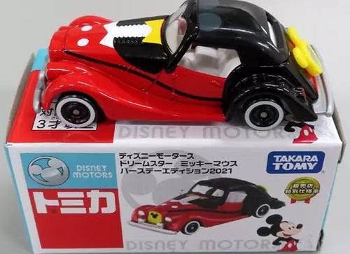 Load image into Gallery viewer, Takara Tomy Tomica Disney Motors Mickey Mouse Birthday 2021 Edition Model Car
