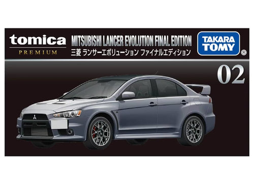 Load image into Gallery viewer, Tomica Premium No.02 Mitsubishi Lancer Evolution Final Edition model car
