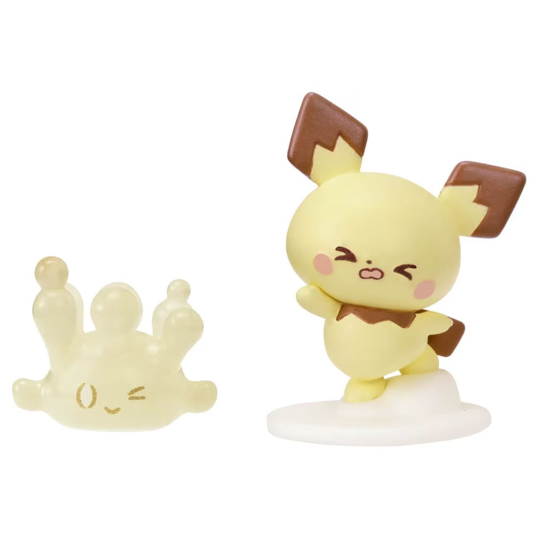 Takara Tomy Pokemon PokePiece Mini Doll Balloon Pichu & Milcery