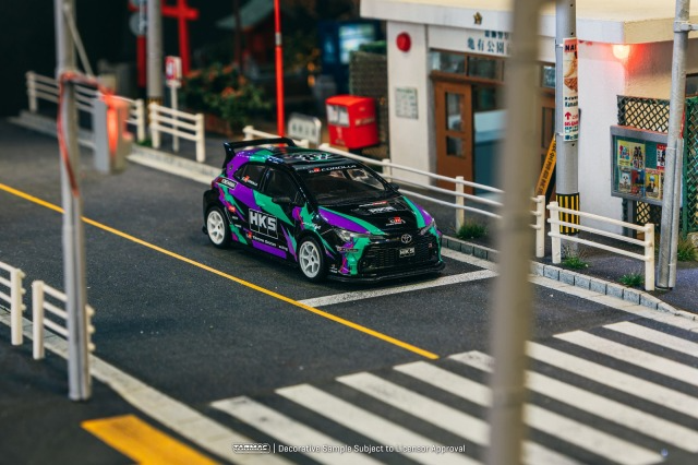 Tarmac Works HKS Toyota GR Corolla Diecast Model Car