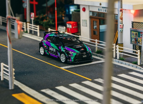 Load image into Gallery viewer, Tarmac Works HKS Toyota GR Corolla Diecast Model Car
