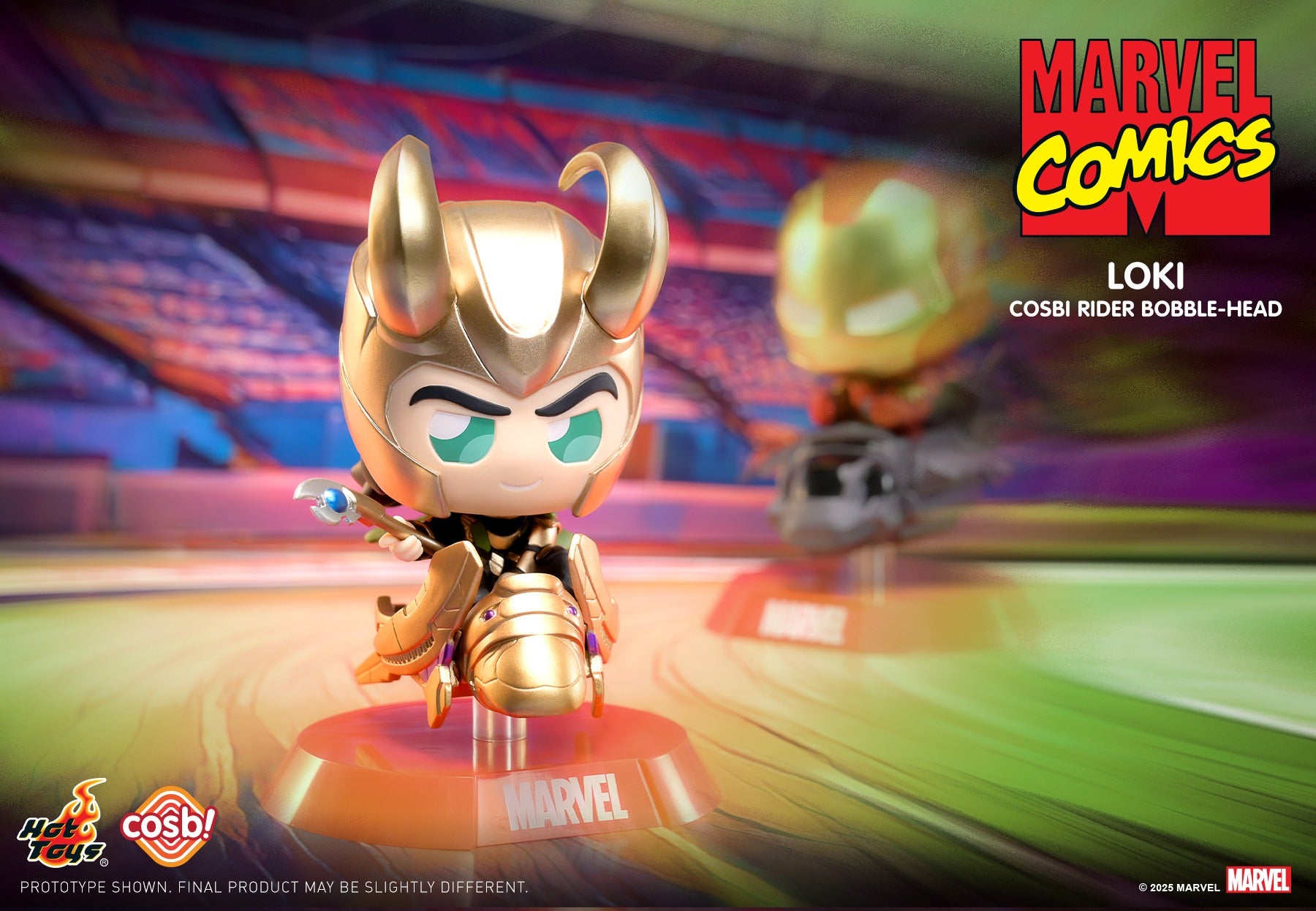 Hot Toys Marvel Comics - Marvel Cosbi Rider Bobble-Head Collection (Set of 6)