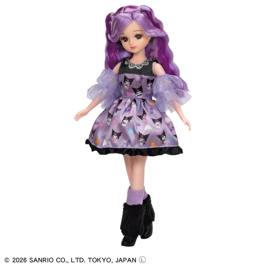 Takara Tomy Licca-chan Kuromi decorated Licca Doll Set