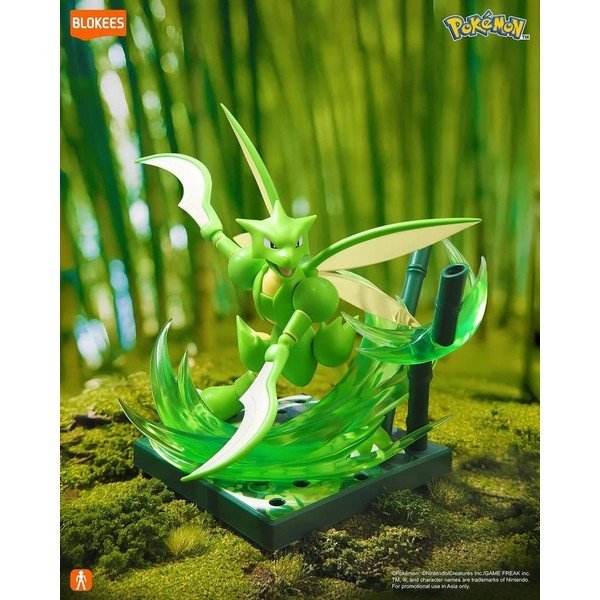 Blokees Pokemon Classic Version-L Scyther Buildable Action Figure Model Kit