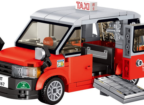 Load image into Gallery viewer, Royal Toys City Story RT67 HK Urban Hybrid Taxi Green Cab Vehicle Block 211pc
