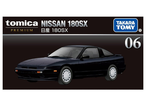 Load image into Gallery viewer, Takara Tomy Tomica Premium Diecast Car - No. 06 Nissan 180SX Model
