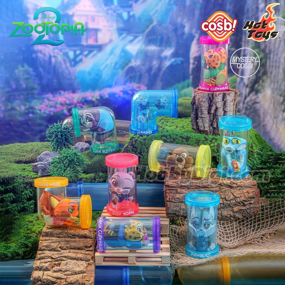 Hot Toys Disney Zootopia 2 Cosbi Collection Full Set of 8 Figures