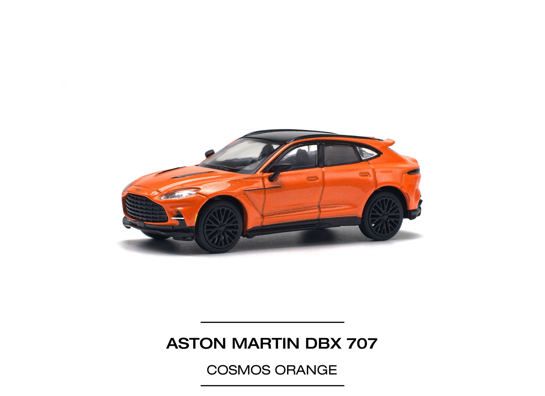 POPRACE 1/64 ASTON MARTIN DBX 707 - COSMOS ORANGE Model Car
