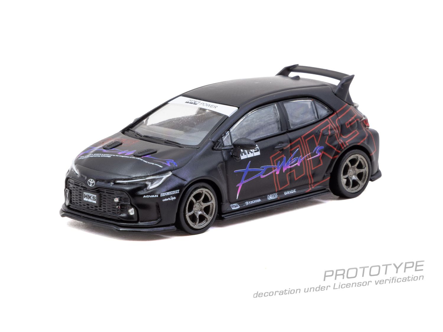 (Pre-order) Tarmac Works 1/64 Toyota GR Corolla HKS Diecast Model Car