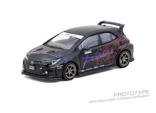 Load image into Gallery viewer, (Pre-order) Tarmac Works 1/64 Toyota GR Corolla HKS Diecast Model Car
