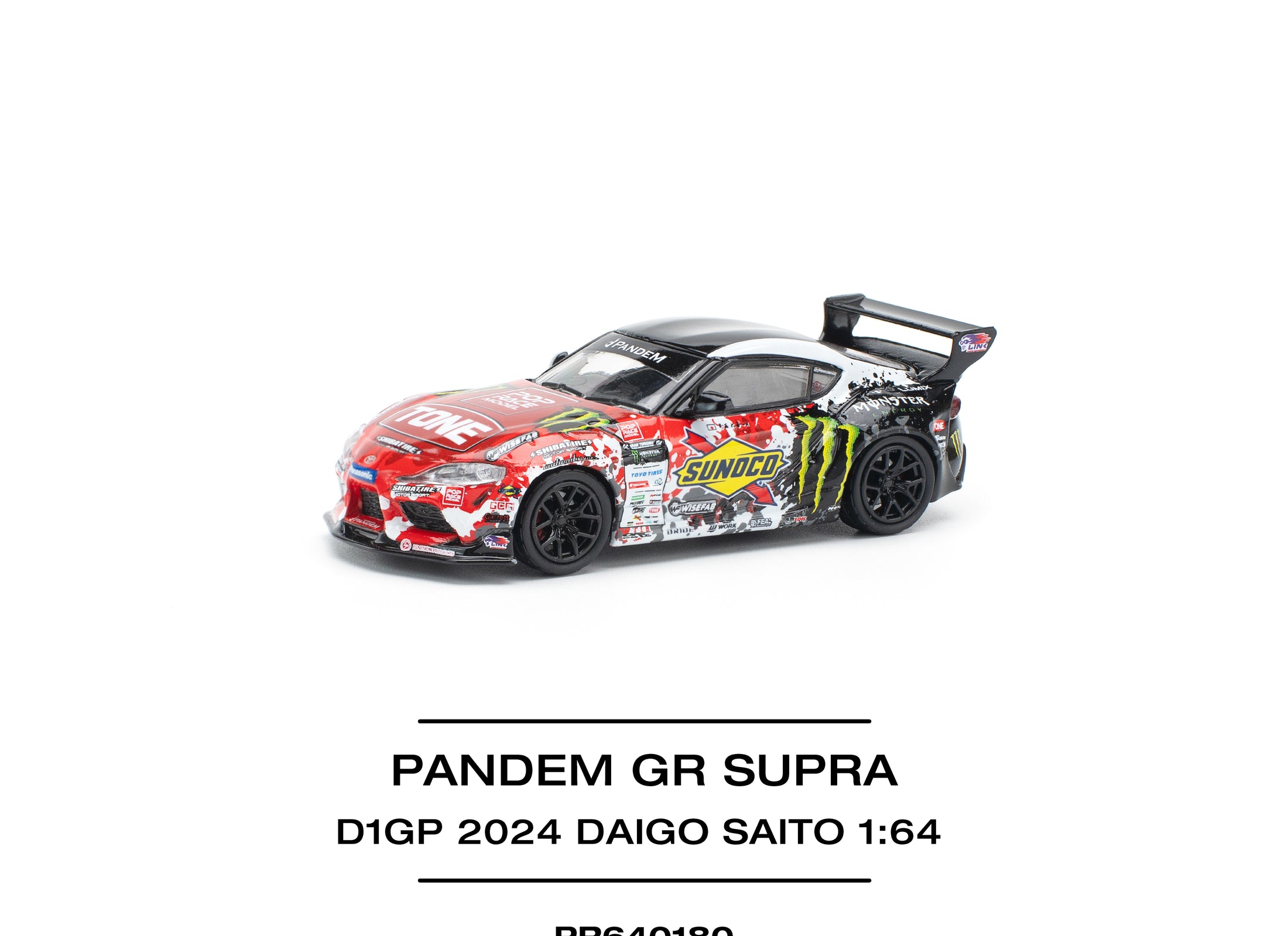 POPRACE 1/64 PANDEM GR SUPRA D1GP 2024 DAIGO SAITO Model Car