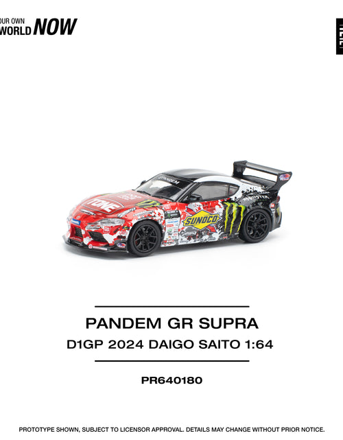 Load image into Gallery viewer, POPRACE 1/64 PANDEM GR SUPRA D1GP 2024 DAIGO SAITO Model Car
