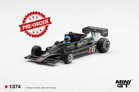 (Pre-order) Mini GT #1374 Lotus 78 #6 Ronnie Peterson 1978 S. African GP Winner