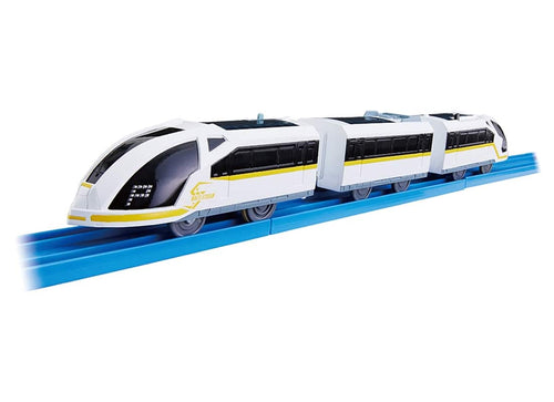 Load image into Gallery viewer, Takara Tomy Plarail S-20 Plarail Train White Stream (Connecting Type) 3-Car Set
