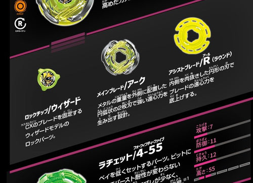 Load image into Gallery viewer, (Pre-order / Shipping Date: end of Jul 2026) Takara Tomy Beyblade X CX-02 Starter WizardArc R4-55LO
