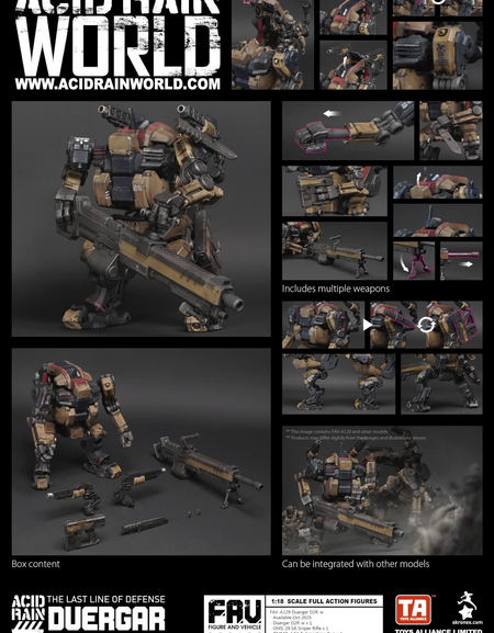 Acid Rain x Toy Alliance FAV-A129 Duergar D2R-w 1/18 Action Figure