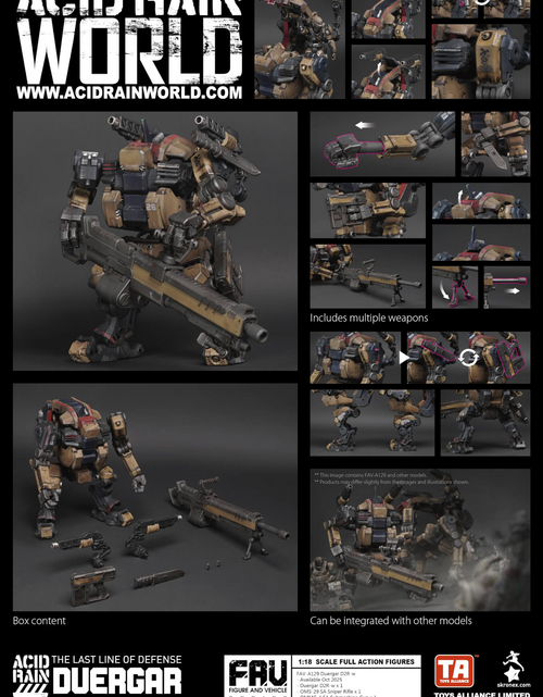 Load image into Gallery viewer, Acid Rain x Toy Alliance FAV-A129 Duergar D2R-w 1/18 Action Figure
