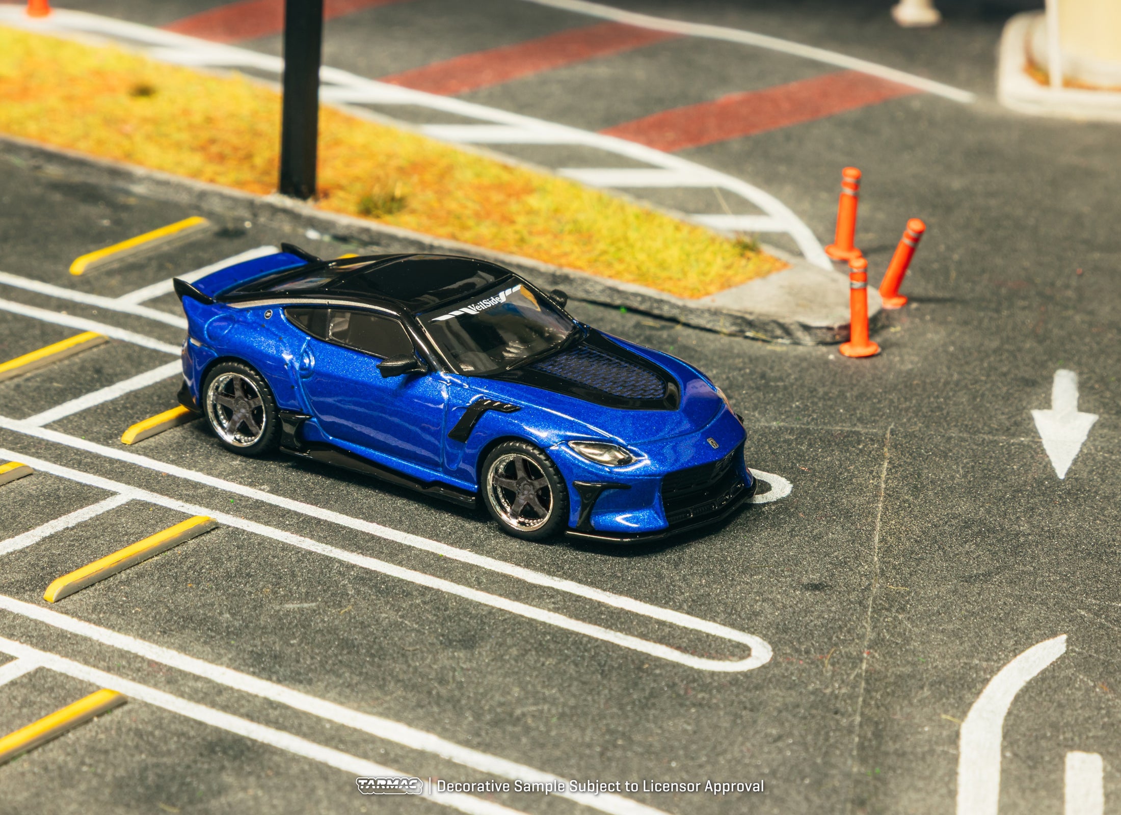 Tarmac Works 1/64 Nissan VeilSide FFZ400 Fairlady Z Blue Diecast car