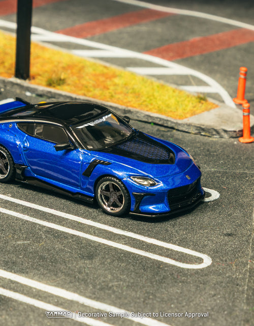Load image into Gallery viewer, Tarmac Works 1/64 Nissan VeilSide FFZ400 Fairlady Z Blue Diecast car
