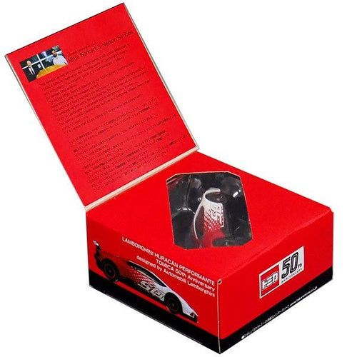 Load image into Gallery viewer, Takara Tomy Tomica 50th Anniversary Lamborghini Performante Diecast car
