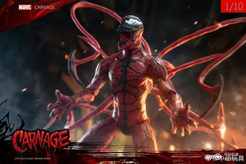 Load image into Gallery viewer, ZD Toys Marvel 9-inch 1/10 Venom Carnage Action Figure Set
