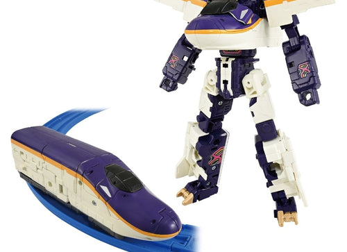 Load image into Gallery viewer, Takara Tomy Plarail Shinkansen Deformation Robot Shinkalion CW E8 Tsubasa
