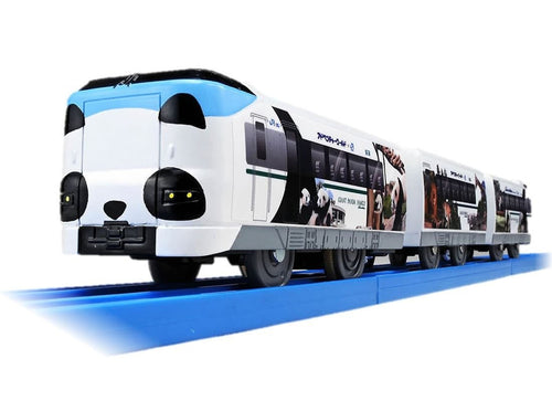Load image into Gallery viewer, Takara Tomy Plarail S-24 Series 287 Panda Kuroshio connected gimmick Toy Train
